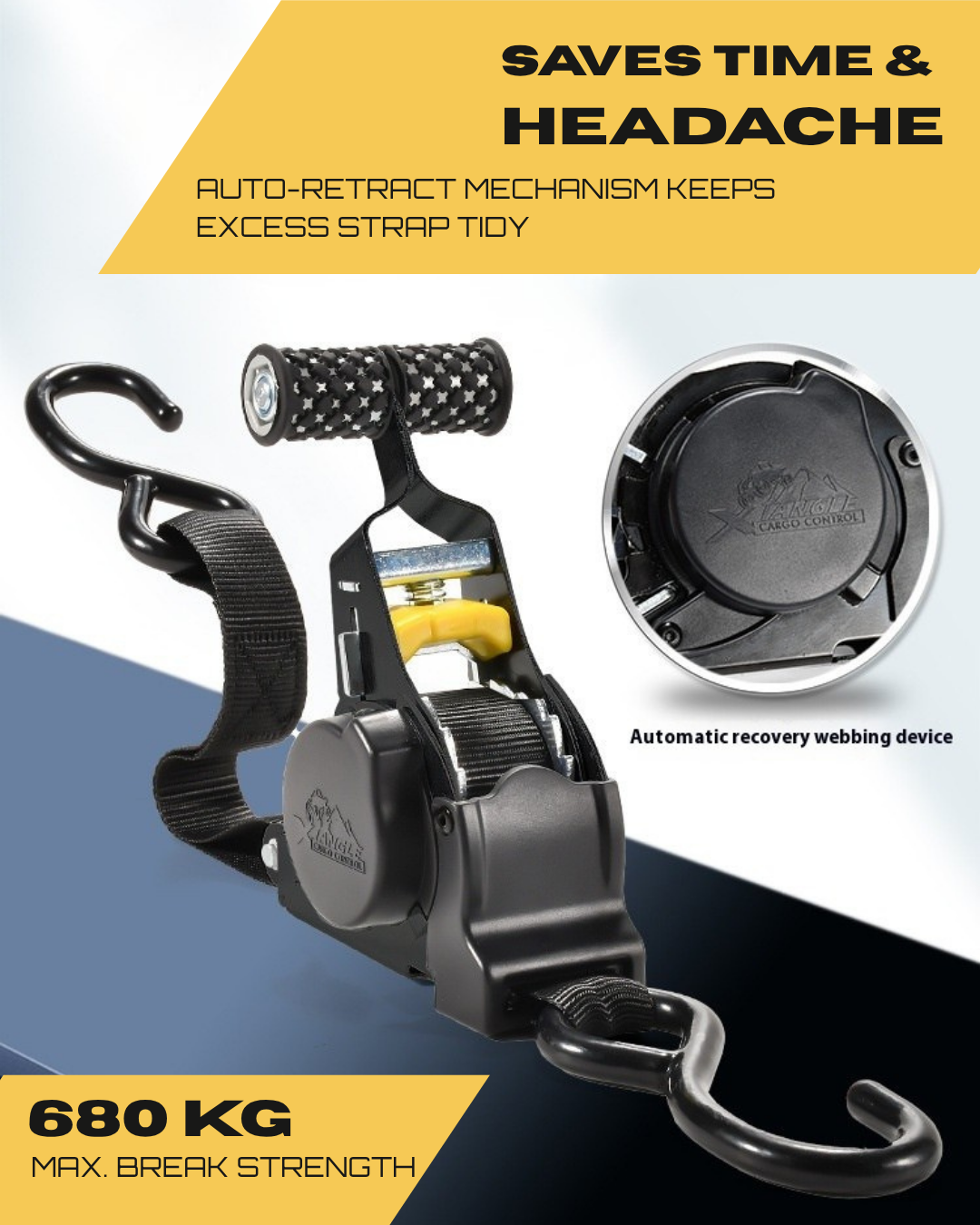 Retractable Ratchet Strap